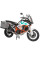 Комплект: бічні алюмінієві кофри срібні Zega Pro + чорний стійка Touratech KTM Super Adventure 1290 S/R (21-) об'єм: 31+38л