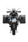 Комплект: бічні кофри чорні Zega Evo X + срібні стійки Touratech для Husqvarna Norden 901 об'єм: 45+45л