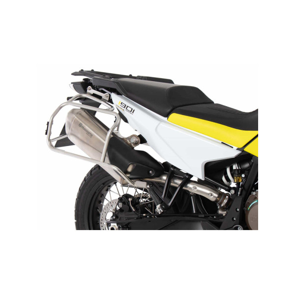 Комплект: бічні кофри + кріплення Hepco&Becker Xplorer Cutout для Husqvarna Norden 901/Expedition (22-) чорні