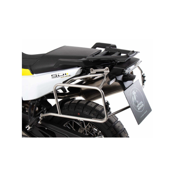 Комплект: бічні кофри + кріплення Hepco&Becker Xplorer Cutout для Husqvarna Norden 901/Expedition (22-) срібні