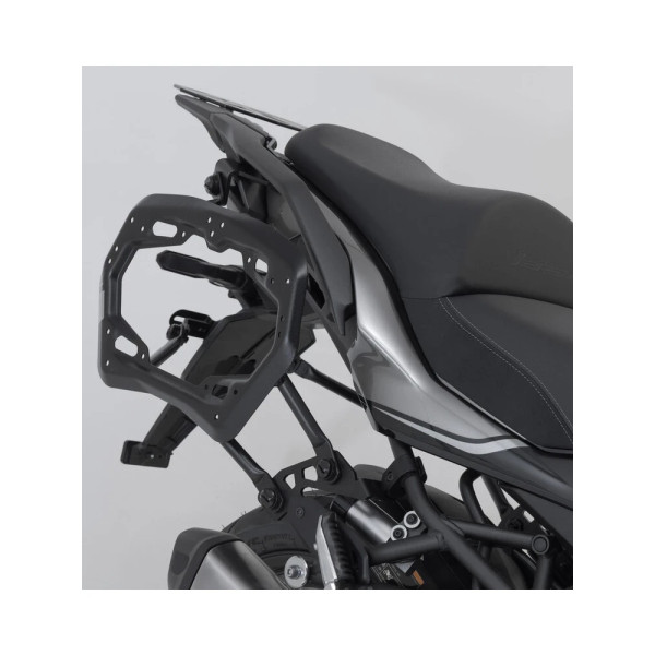 Комплект: бічні кофри DUSC L + кріплення PRO SW-Motech Kawasaki Versys 1000 (18-), Versys 1100/ SE (24-) об'єм: 2 x 41l