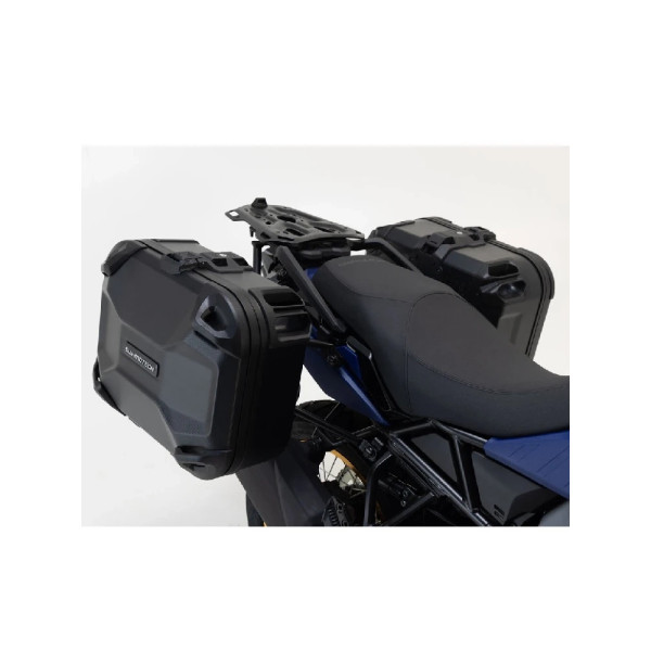 Комплект: бічні кофри DUSC L + кріплення PRO SW-Motech Kawasaki Versys 1000 (18-), Versys 1100/ SE (24-) об'єм: 2 x 41l