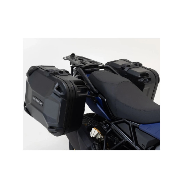 Комплект: бічні кофри DUSC M + кріплення PRO SW-Motech Kawasaki Versys 1000 (18-), Versys 1100/ SE (24-) об'єм: 2 x 33 л