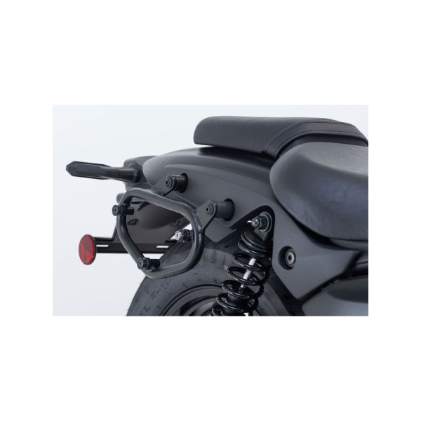 Комплект: бічні пластикові кофри Urban ABS + кріплення SLC Sw-Motech Kawasaki Eliminator 500 (23-) об'єм: 2 x 16,5l