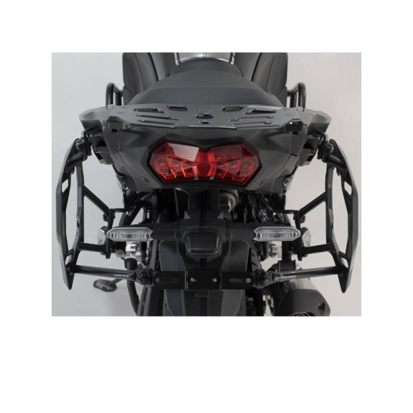 Комплект: бічні кофри 45/45/38 + центральний кофр TRAX ADV + кріплення SW-MOTECH Kawasaki Versys 1000 18- об'єм: 2 x 45 + 38L