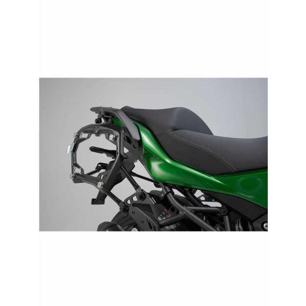 Комплект: бічні кофри 45/45/38 + центральний кофр TRAX ADV + кріплення SW-MOTECH Kawasaki Versys 1000 (18-) об'єм: 2 x 45 L + 38
