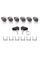 Комплект: бічні кофри + кріплення PRO TRAX ADV SW-MOTECH 45/37 для мотоцикла Kawasaki KLR 650 / S (22-) (об'єм 37 і 45 L) чорні