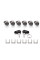 Комплект: бічні кофри TRAX ADV + кріплення EVO SW-MOTECH 37/45 L для мотоцикла BMW R 1200 GS / ADV (04-13) об'єм 37 і 45 L срібні