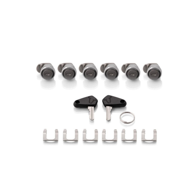Комплект: бічні кофри TRAX ADV + кріплення EVO SW-MOTECH 37/45 L для мотоцикла BMW R 1200 GS / ADV (04-13) об'єм 37 і 45 L срібні