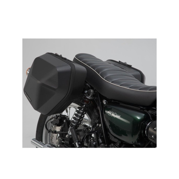 Комплект: бічні пластикові кофри + кріплення SLC URBAN ABS SW-MOTECH Kawasaki W800 (18-) об'єм: 2 x 16,5l
