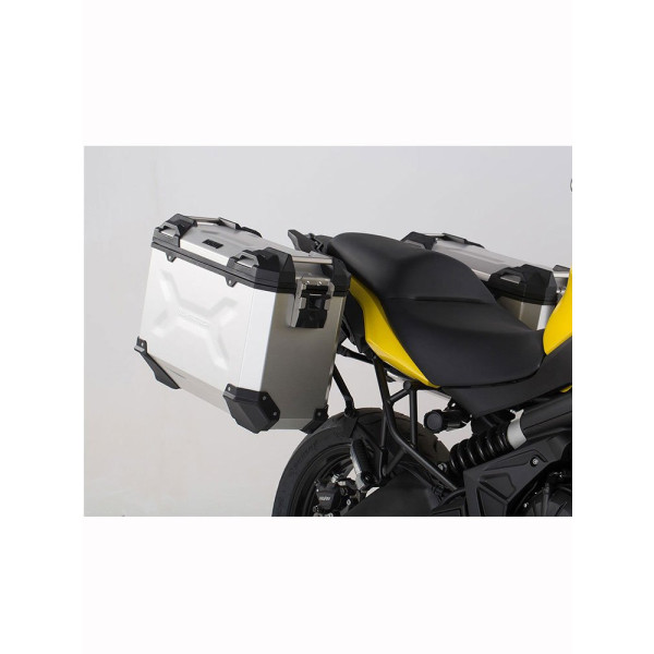 Комплект: бічні кофри + кріплення EVO TRAX ADV SW-MOTECH 37/37 L для мотоцикла Kawasaki Versys 650 15- об'єм 2 x 37 L