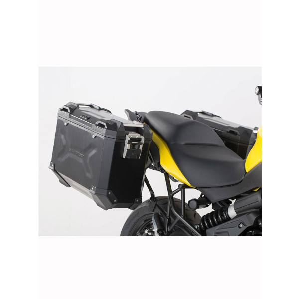 Комплект: бічні кофри + кріплення EVO TRAX ADV SW-MOTECH 37/37 L для мотоцикла Kawasaki Versys 650 15- об'єм 2 x 37 L