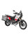 Комплект: бічні алюмінієві кофри сріблясті Zega Pro + чорні стелажі Touratech Yamaha Tenere 700 / World Raid (31+38L)