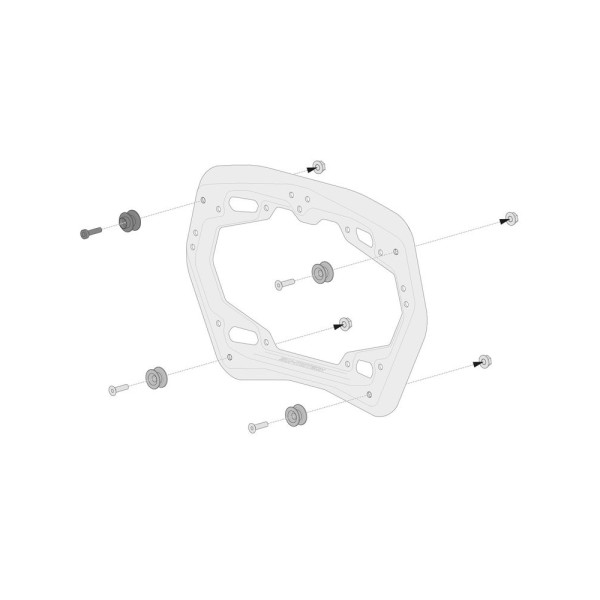 Комплект: бічні кофри + кріплення EVO ABS ® Aero System Sw-Motech для YAMAHA MT-07 Tracer (16-) / Tracer 700 RM30 / Tracer 7 (21-) ємність: 2 x 25 L