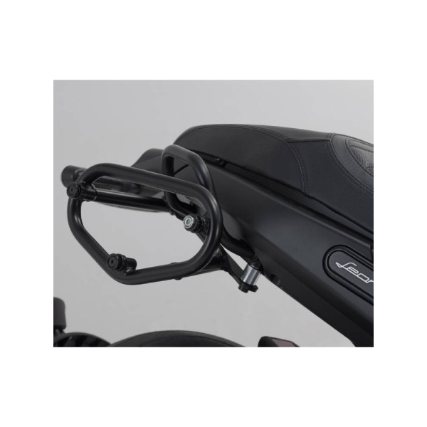 Комплект: бічні пластикові кофри Urban ABS + стійки SLC Sw-Motech Benelli Leoncino 500 / Trail (17-) об'єм: 2 x 16,5l