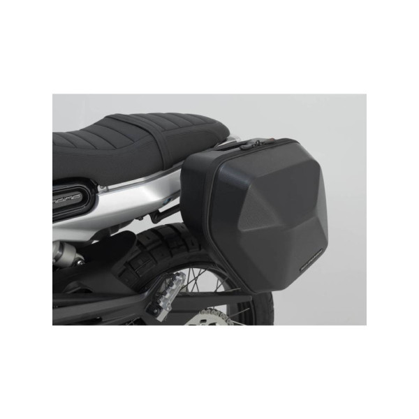 Комплект: бічний пластиковий кофр на ліву сторону Urban ABS + стійка SLC Sw-Motech Benelli Leoncino 800 Trail (21-) об'єм: 1 x 16,5l