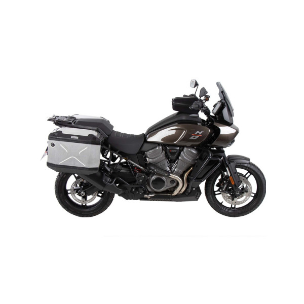 Комплект: бічні кофри + кріплення Hepco&Becker Xplorer Cutout Harley Davidson Pan America (21-)
