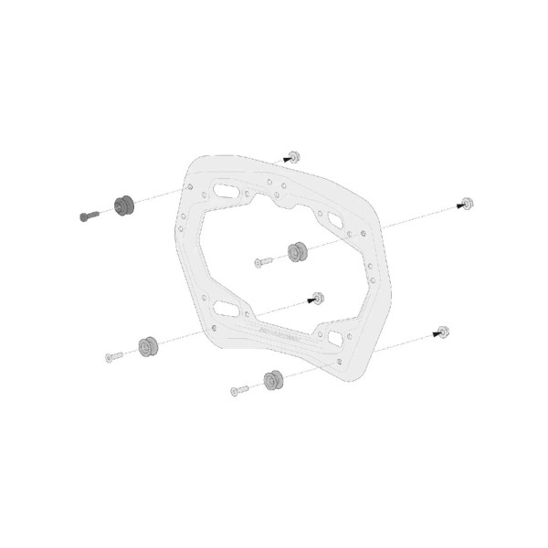 Комплект: бічні кофри + стійка ABS ® Aero System SW-Motech Voge 900 DSX (23-)