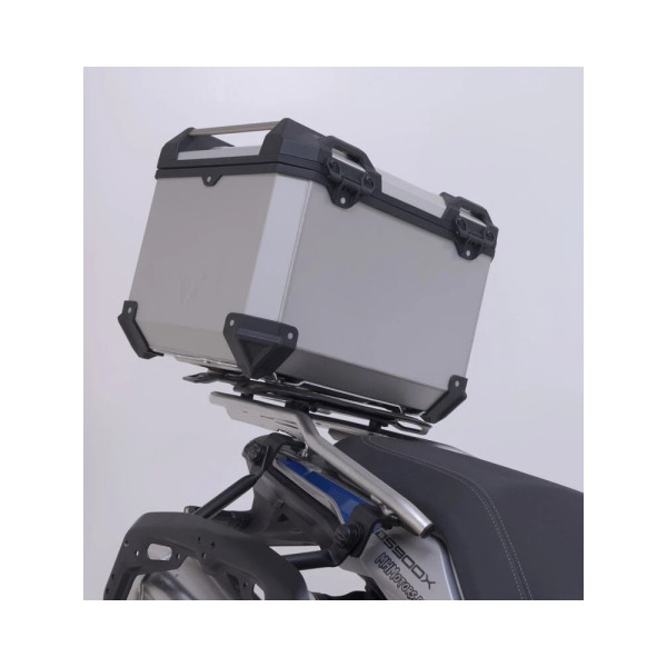 Комплект: бічні кофри 45/37L + центральний кофр 38L TRAX ADV+ кріплення SW-Motech Voge 900 DSX (23-) сріблясті
