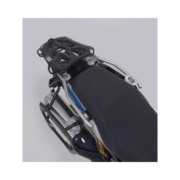 Комплект: бічні кофри 45/37L + центральний кофр 38L TRAX ADV+ кріплення SW-Motech Voge 900 DSX (23-) сріблясті