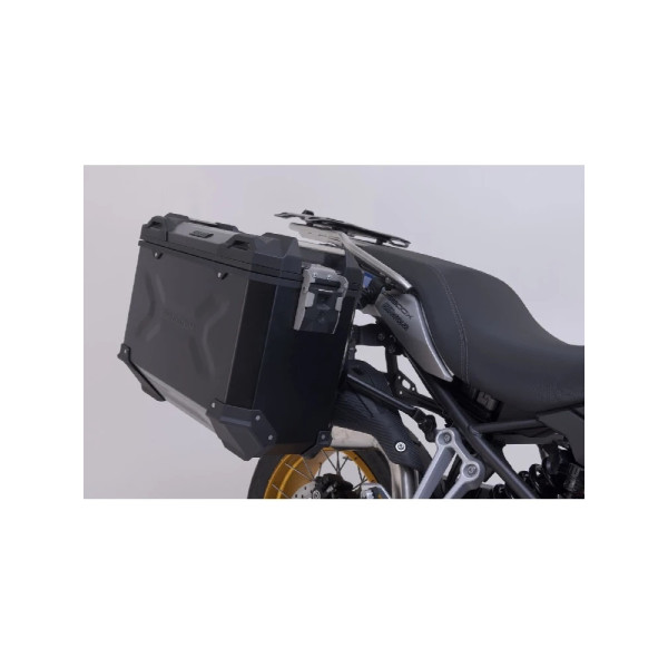 Комплект: бічні кофри 45/37L + центральний кофр 38L TRAX ADV+ кріплення SW-Motech Voge 900 DSX (23-) чорні