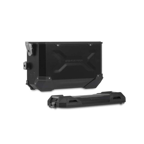 Комплект: бічні кофри + стійка PRO TRAX ADV 45/37 L для мотоцикла Voge 650DS R810C / 650 DSX (21-) чорний об'єм 45 + 37 L