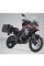 Комплект: бічні кофри + стійка PRO TRAX ADV 45/37 L для мотоцикла Voge 650DS R810C / 650 DSX (21-) чорний об'єм 45 + 37 L