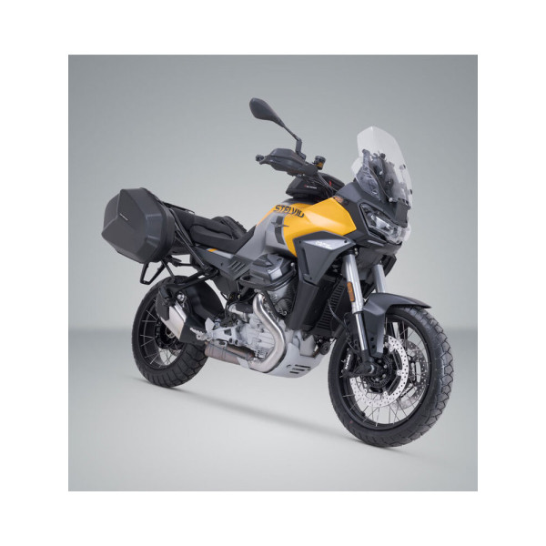 Комплект: бічні кофри + стійка ABS ® Aero System Sw-Motech Moto Guzzi Stelvio (23-)