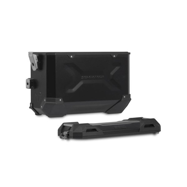 Комплект: бічні кофри TRAX ADV + кріплення PRO SW-Motech Moto Guzzi Stelvio (23-) чорні об'єм: 2 x 45 L