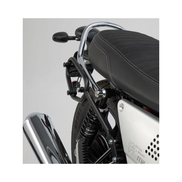 Комплект: бічні пластикові кофри Urban ABS + кріплення SLC Sw-Motech Moto-Guzzi V7 III Stone LD1 (18-20) об'єм: 2 x 16,5l