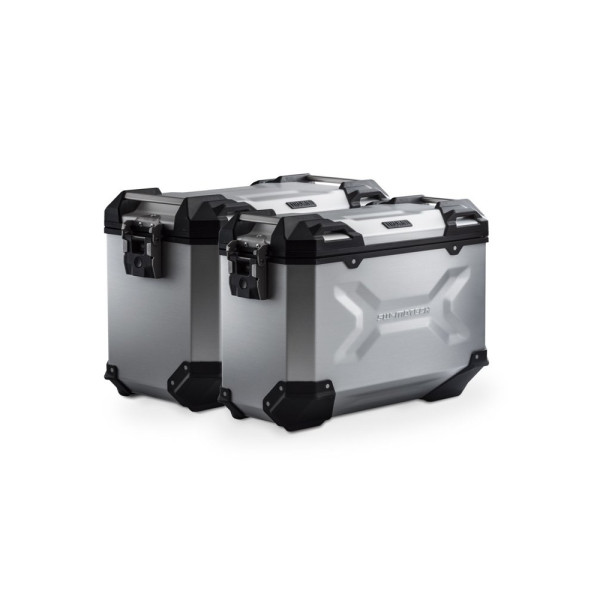 Комплект: бічні кофри + кріплення TRAX ADV SW-MOTECH 37/45 L/P для мотоцикла Moto Guzzi V85 TT (19-) ємність 37+ 45 L