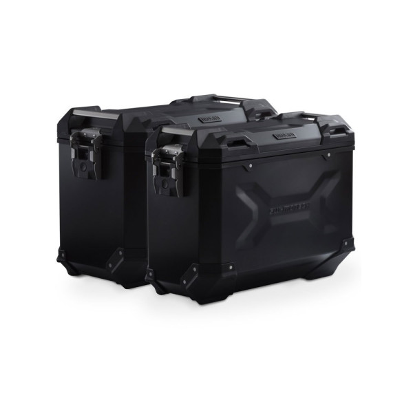 Комплект: бічні кофри + кріплення TRAX ADV SW-MOTECH 37/45 L/P для мотоцикла Moto Guzzi V85 TT (19-) ємність 37+ 45 L