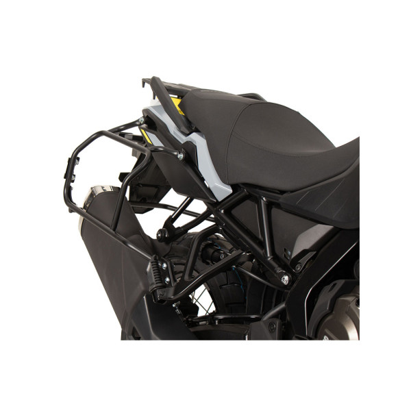 Комплект: бічні кофри + кріплення Hepco&Becker Xplorer Cutout Suzuki V-Strom 800 (24-) срібні