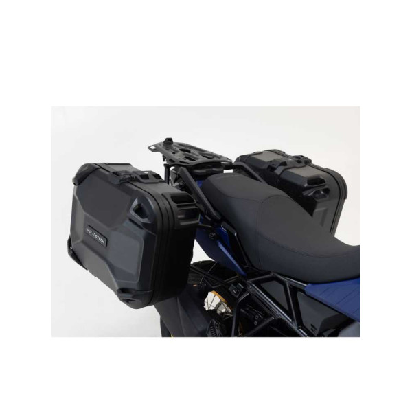 Комплект: бічні кофри DUSC M/L + кріплення PRO SW-MOTECH для мотоцикла Suzuki V-Strom 1050 / XT (19-) об'єм 41/33 л