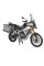 Комплект: бічні алюмінієві кофри срібні Zega Pro + срібні стійки Touratech для Triumph Tiger 900 Rally / Pro / GT / GT Pro (20-) (31+38L)