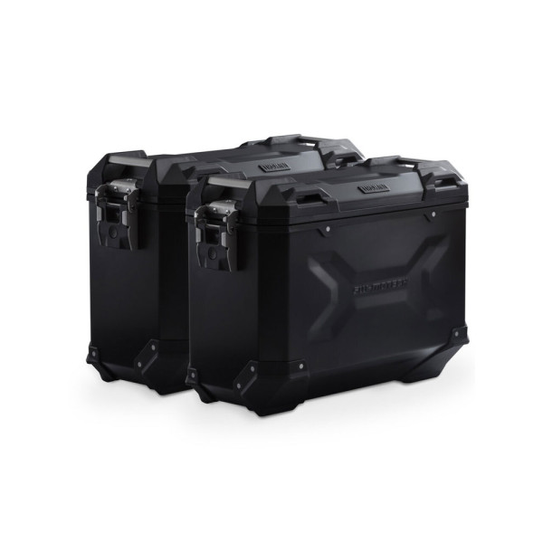 Комплект: бічні кофри + рама PRO TRAX ADV SW-Motech Yamaha MT-07 Tracer (16-) об'єм: 2 x 37 L чорні
