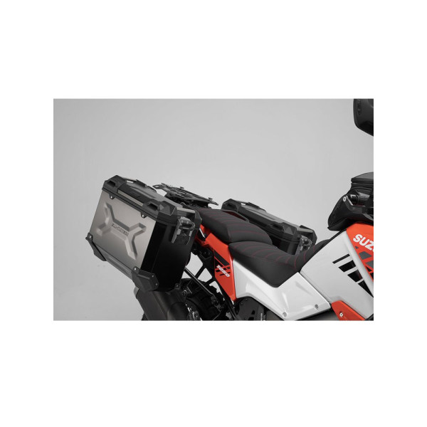 Комплект: бічні кофри + кріплення PRO TRAX ADV SW-MOTECH 45/37 L для мотоцикла Suzuki V-Strom 1050/XT 19- об'єм 45 + 37L