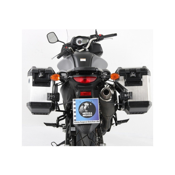 Комплект: бічні кофри + кріплення Hepco&Becker Xplorer Cutout для Suzuki V-Strom 650 ABS 12-