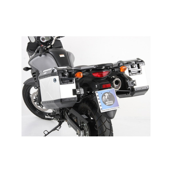 Комплект: бічні кофри + кріплення Hepco&Becker Xplorer Cutout для Suzuki V-Strom 650 ABS 12-