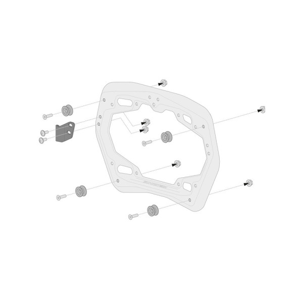 Комплект: бічні кофри + кріплення PRO ABS ® Aero System Sw-Motech до Tiger 900 / GT / GT Pro, 900 Rally / Rally Pro (19-)