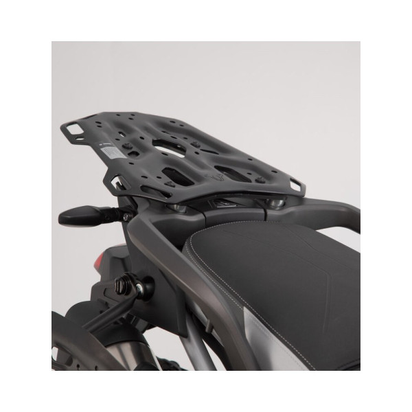 Комплект: бічні кофри 37/45 + центральний кофр 38 TRAX ADV + стійка SW-MOTECH Triumph Tiger 900/GT/Rally/Pro (19-23) чорні