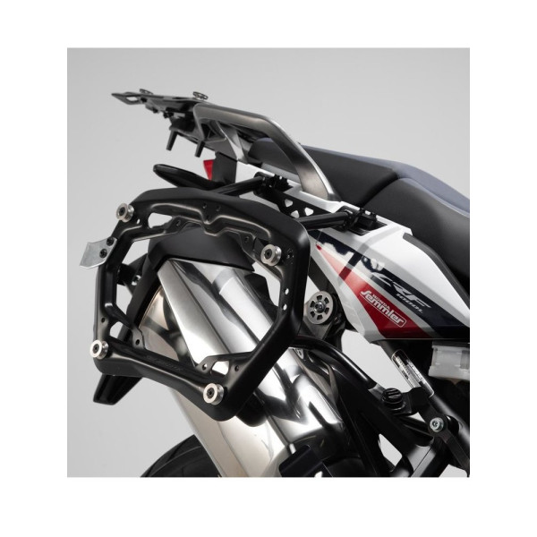 Комплект: бічні кофри + центральний кофр + кріплення TRAX ADV для мотоцикла Honda CRF1000L Africa Twin (18-) чорні