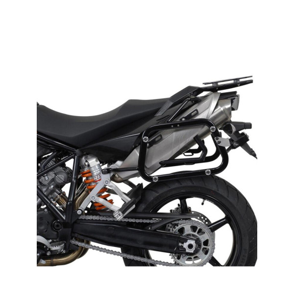 Комплект: бічні кофри + кріплення EVO TRAX ADV SW-MOTECH 37/37 L для мотоцикла KTM 990 SM/ 990 SMR (07-) ємність 2 x 37 L