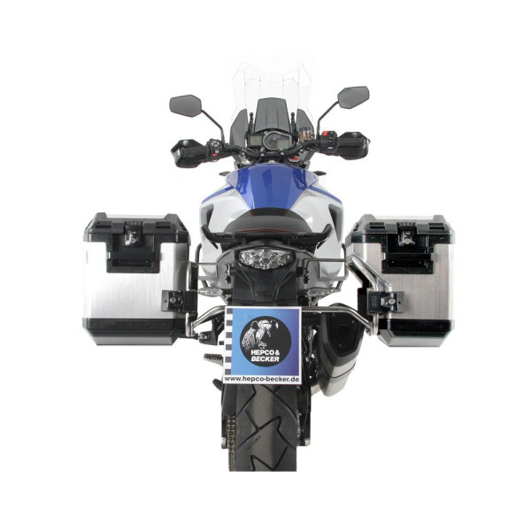 Комплект: бічні кофри + кріплення Hepco&Becker Xplorer Cutout KTM 1090 Adventure (17-22) срібні