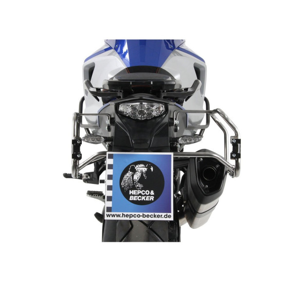 Комплект: бічні кофри + кріплення Hepco&Becker Xplorer Cutout KTM 1090 Adventure (17-22) срібні