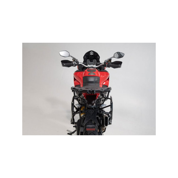 Комплект: бічні кофри + центральний кофр + кріплення TRAX ADV SW-MOTECH для мотоциклів Ducati Multistrada 1200/ 1260/ 950 (15-), Multistrada V2/ S (21-) об'єм: 45 правий + 45 лівий + 38 центральний