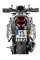 Комплект: бічні алюмінієві кофри сріблясті Zega Pro + кріплення Touratech Honda XL 750 Transalp (23-) об'єм: 31+31л