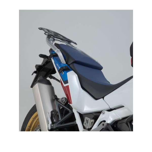 Комплект: бічні кофри + центральний кофр + кріплення 45/37/38 TRAX ADV для Honda CRF1100 L Africa Twin/ Adventure Sports (19-), Africa Twin ES/ Adventure Sports ES (23-) сріблясті