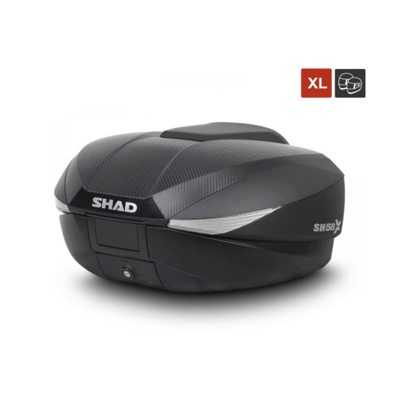 Розширений центральний кофр Shad SH58X Carbon (46, 52 та 58 літрів)