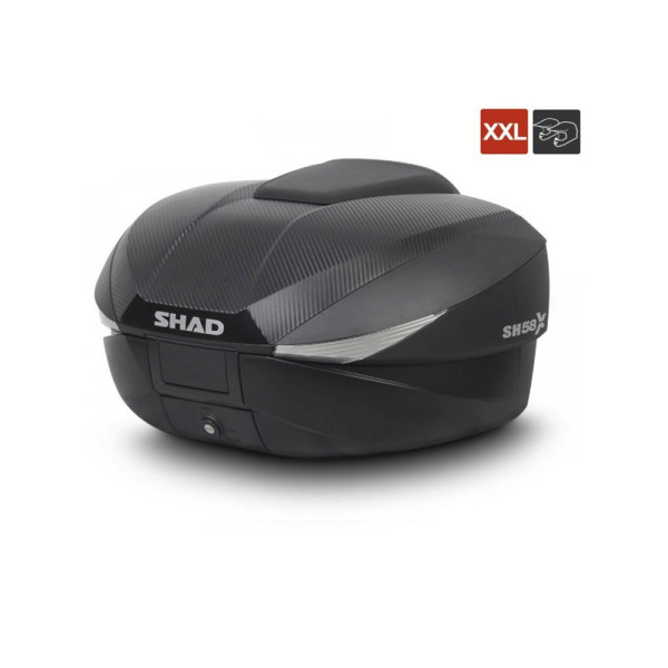 Розширений центральний кофр Shad SH58X Carbon (46, 52 та 58 літрів)